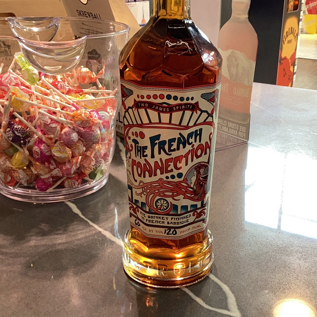 Two James French Connection Rye (750mL)