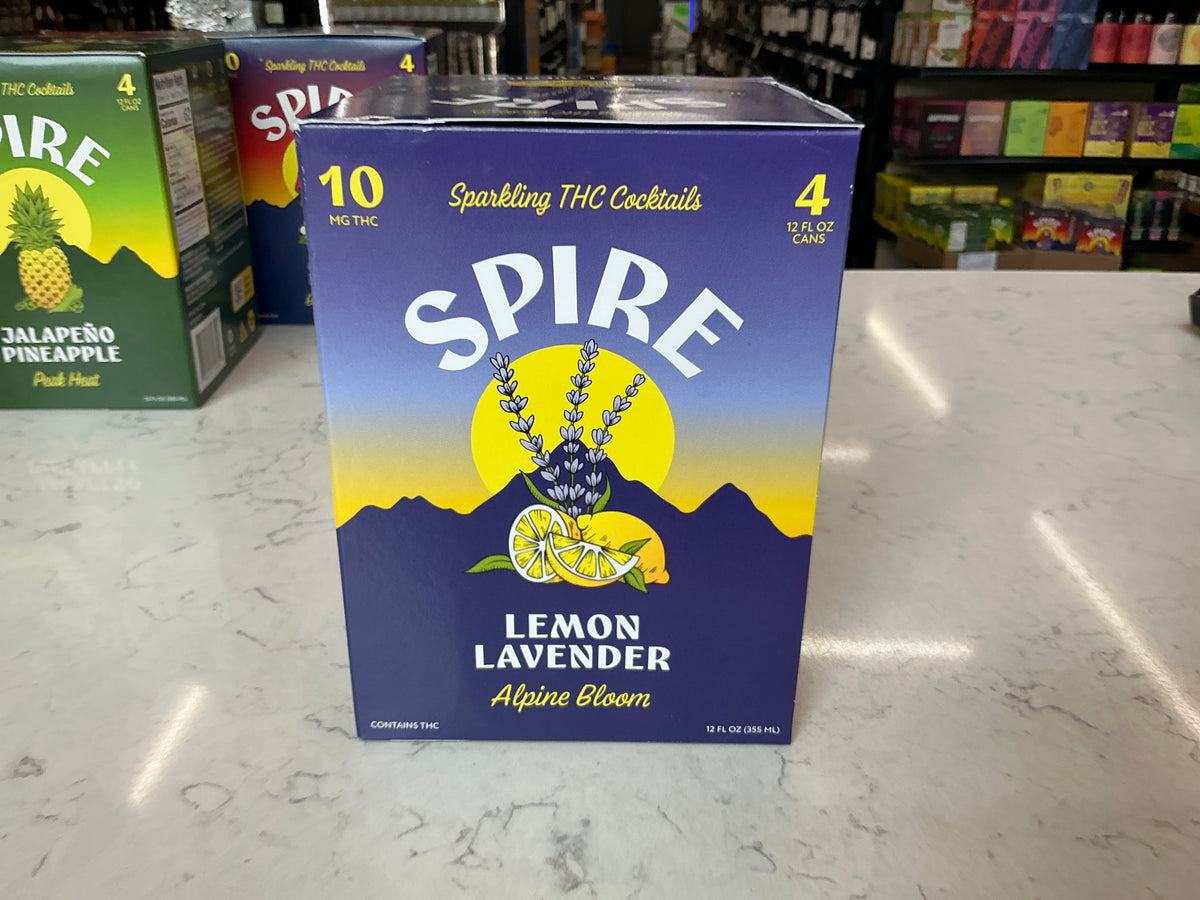 Spire Lemon Lavender 10mg 4-Pack Cans
