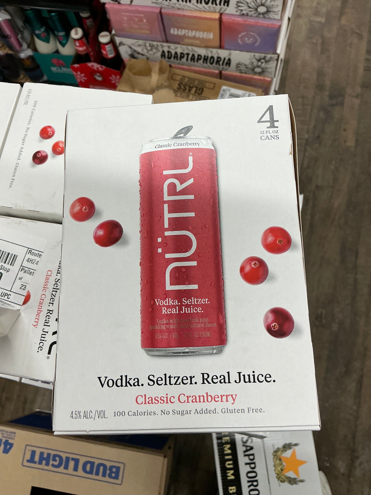 Nutrl Classic Cranberry 4Pack