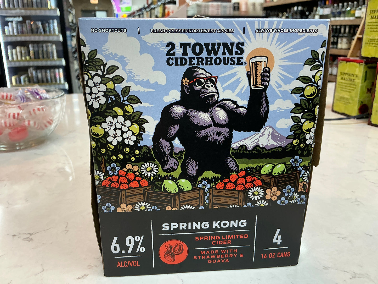 2 Towns Spring Kong 4Pk cans