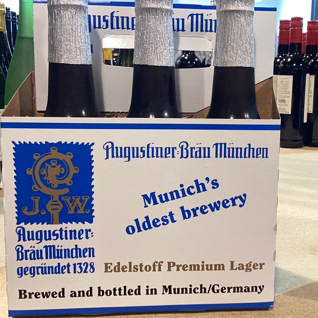 Augustiner Brau Munchen Edelstoff Premium Lager 6pk bottles