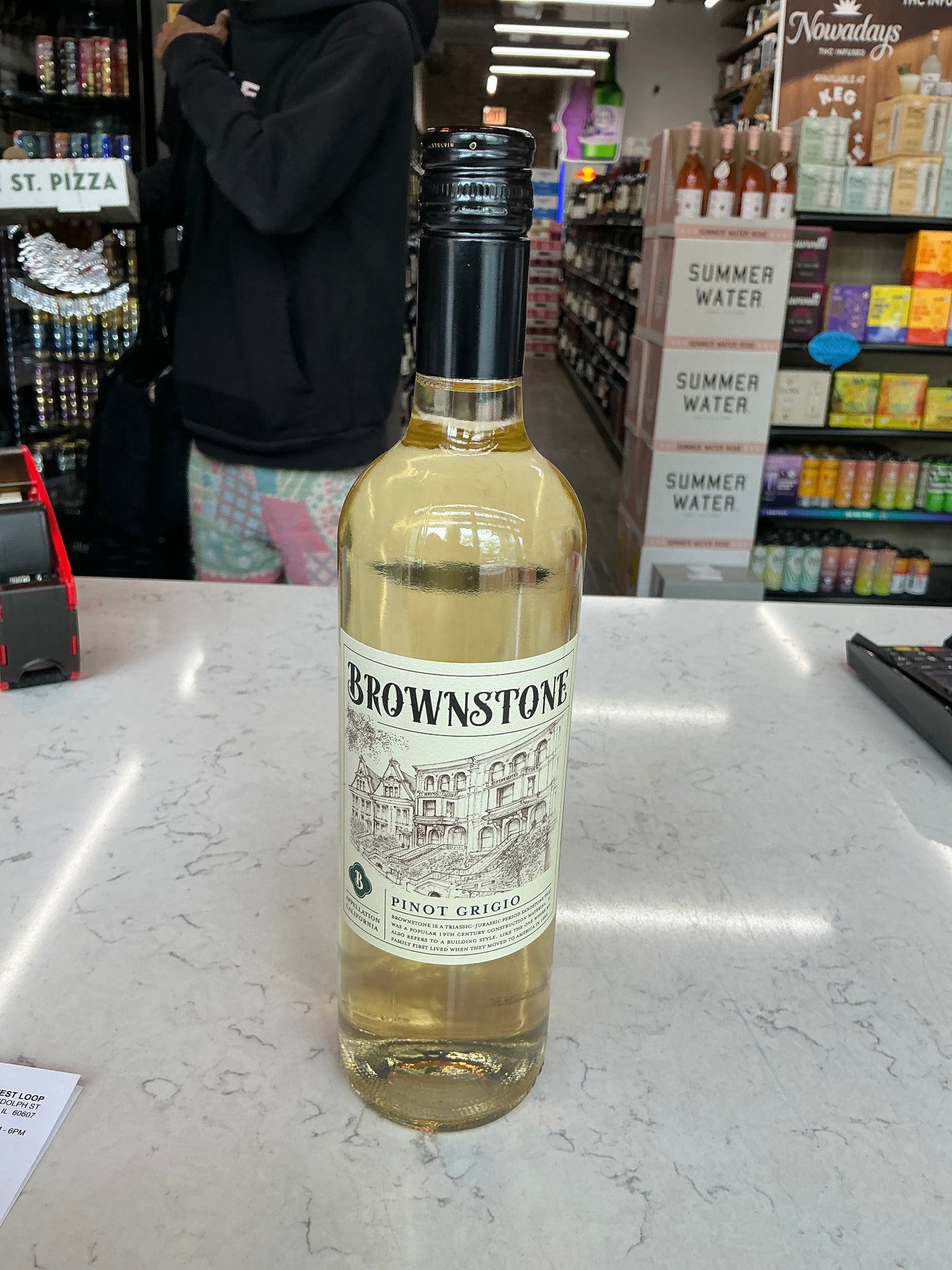 BrownStone Pinot Grigio Wine (750mL)