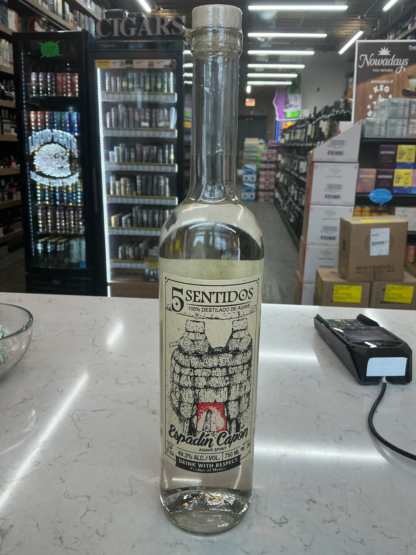 5 Sentidos Espadin Capon (104 proof) Alberto Martinez 750mL