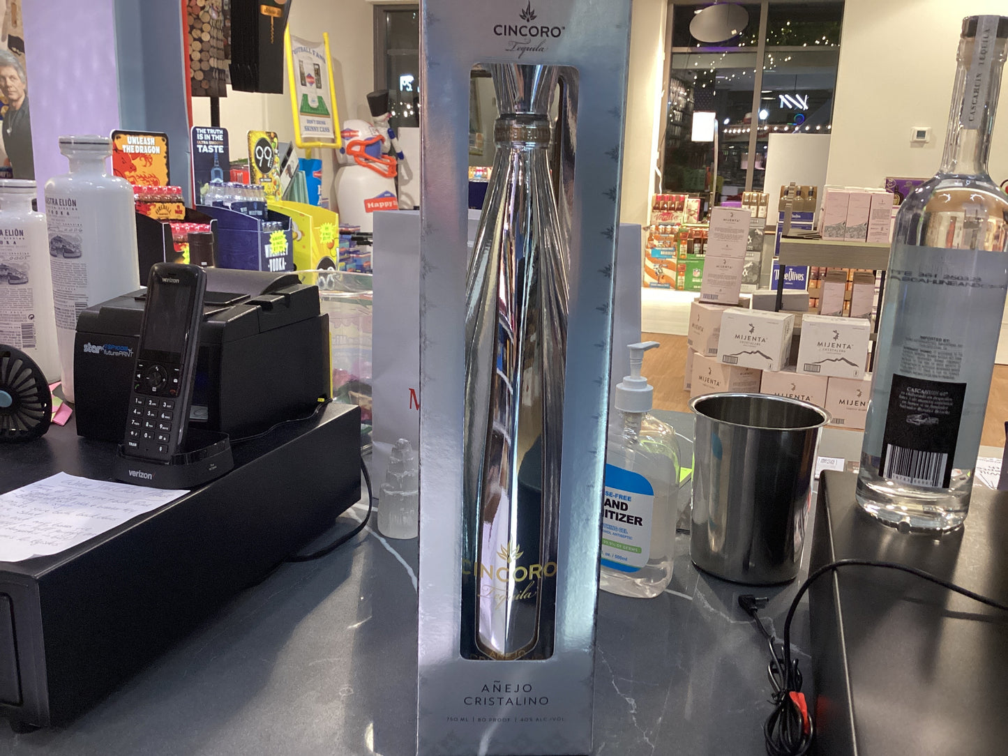 Cincoro Anejo Cristalino Tequila (Michael Jordan) (750mL)