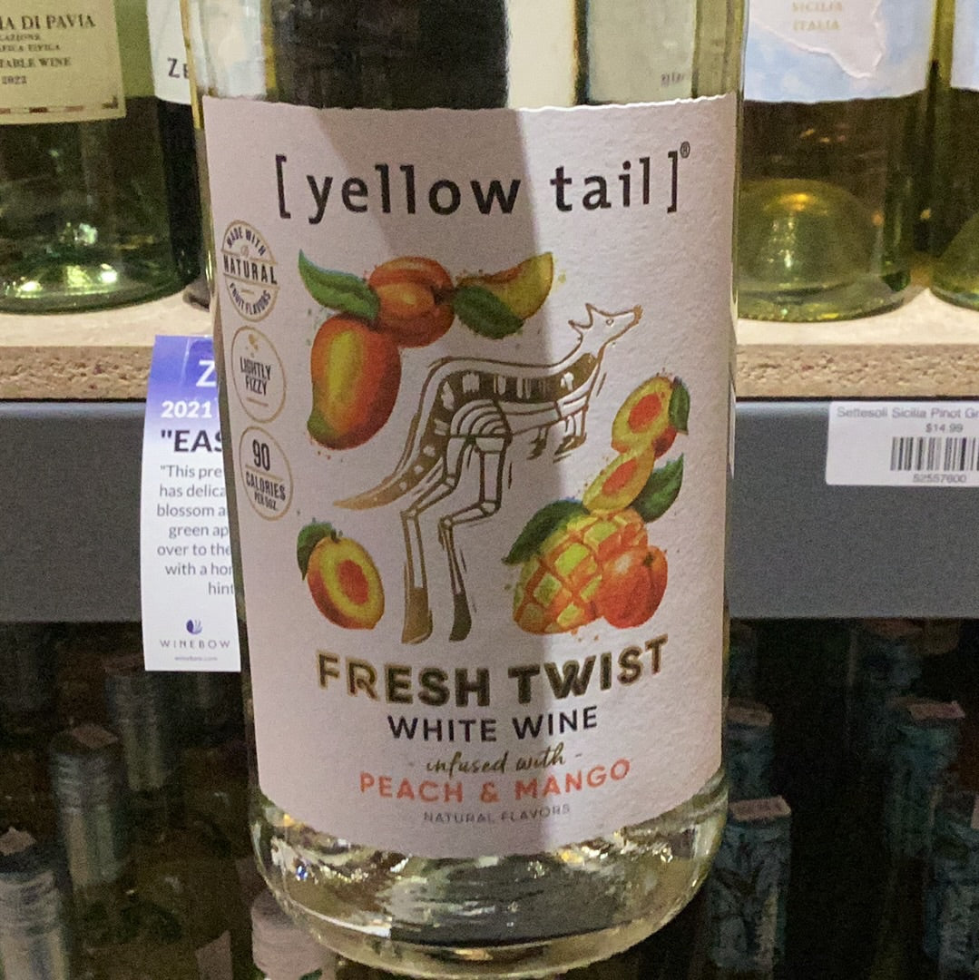 Yellowtail Fresh Twist Peach Mango (750ML)