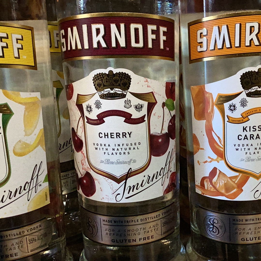 Smirnoff vodka cherry 750ml