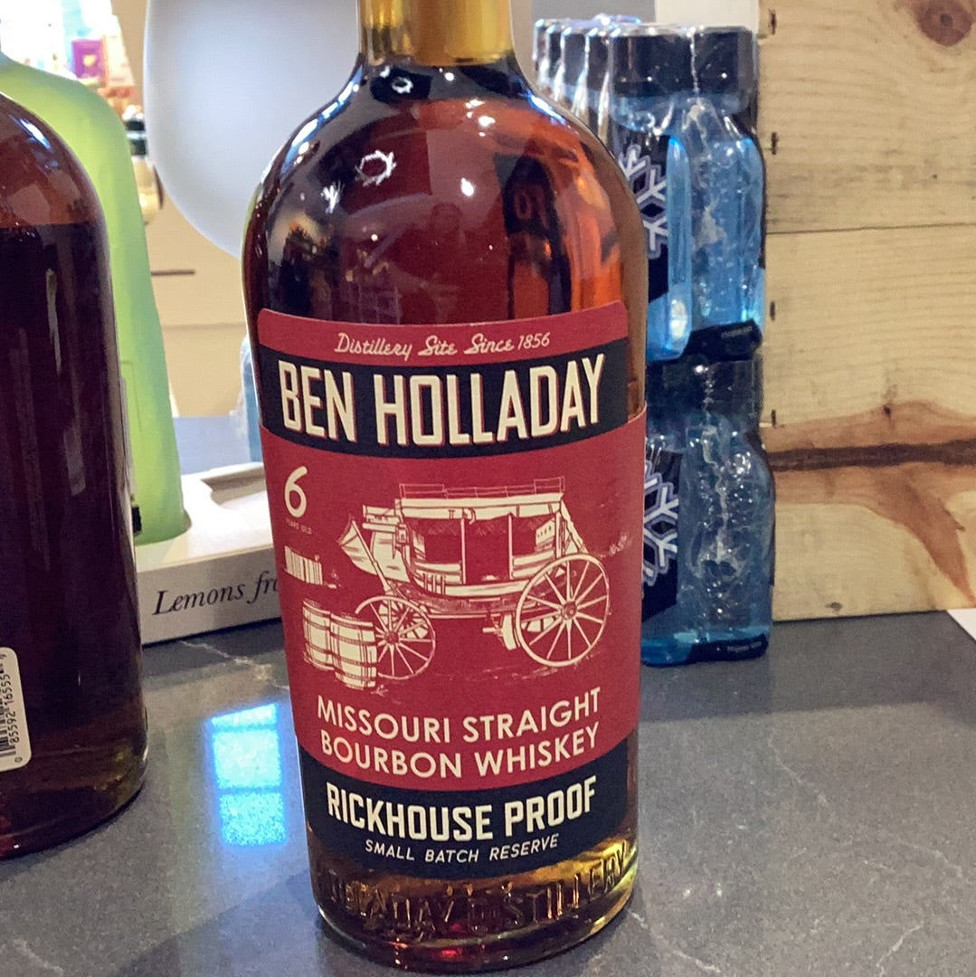 Ben Holladay 6 Year Missouri Straight Rickhouse Proof Bourbon (750mL)