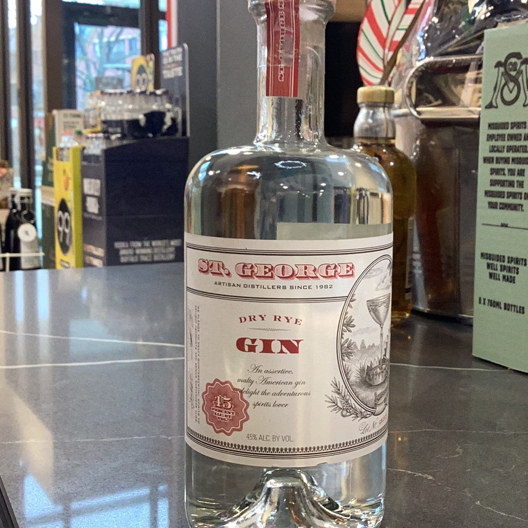 St. George Dry Rye Gin (750mL)