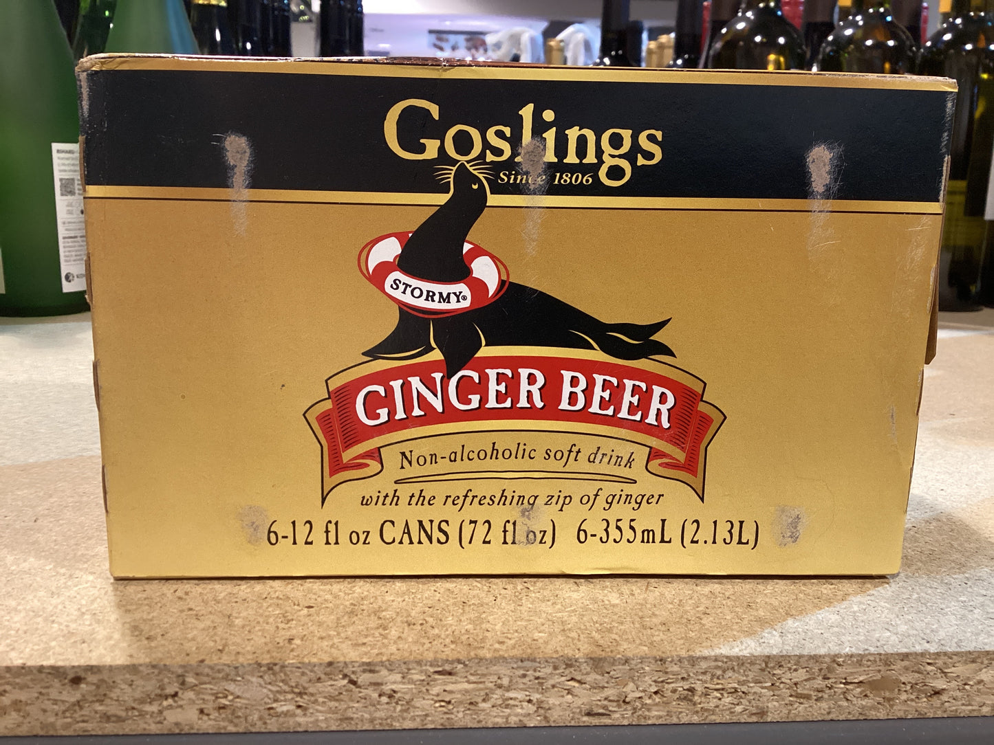 Goslings Ginger Non-Alcoholic Beer (6pack)