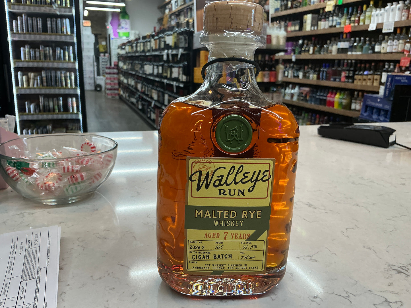Walleye Run Cigar Batch Malted Rye (750 mL)
