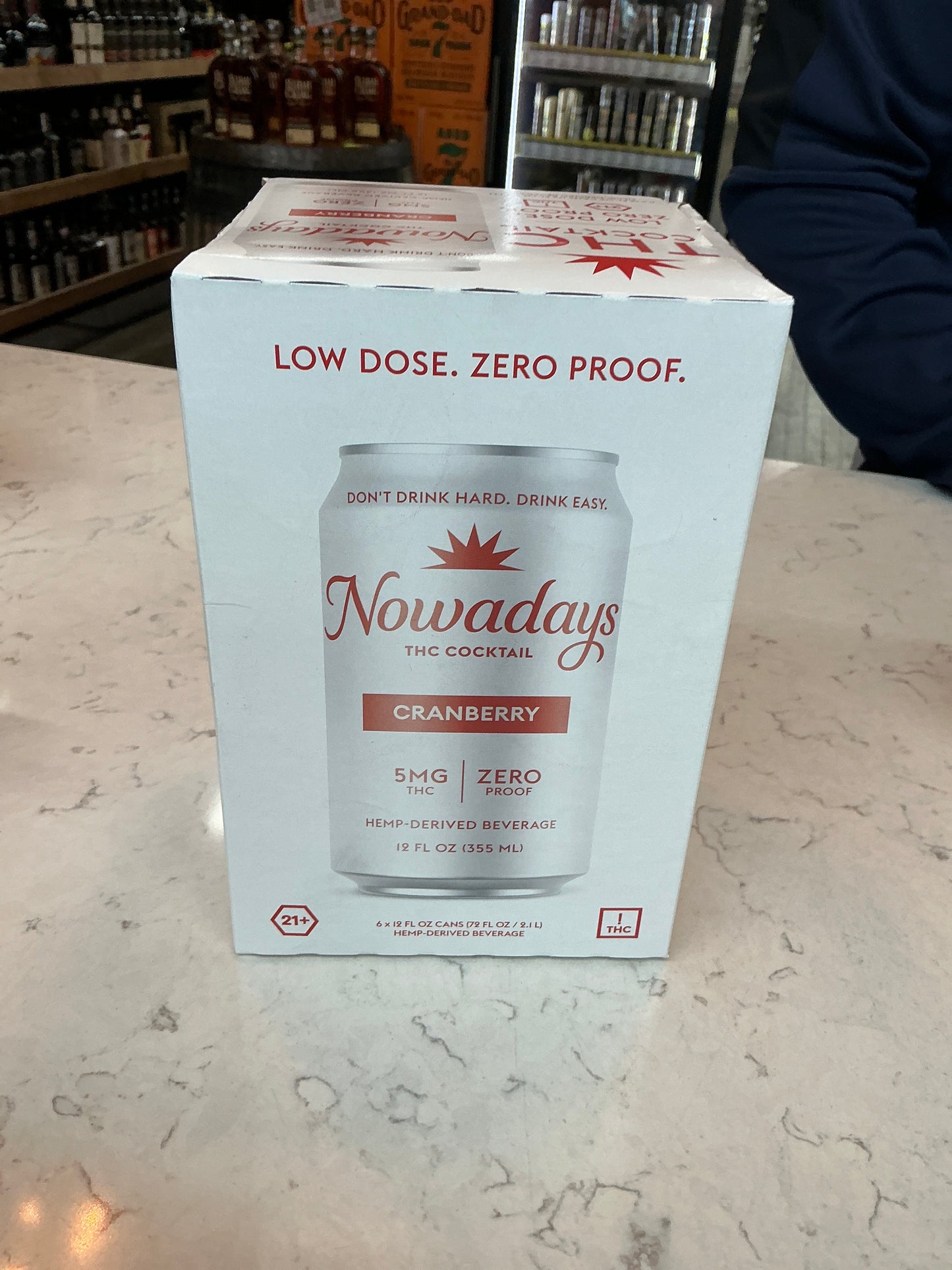 Nowadays 5mg Cranberry THC Seltzer (6pk)
