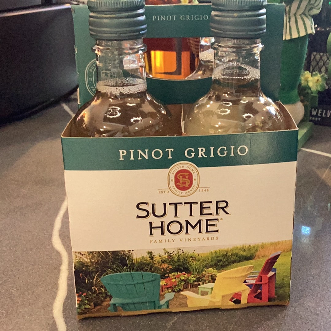 Sutter Home Pinot Grigio 187ml 4 pack