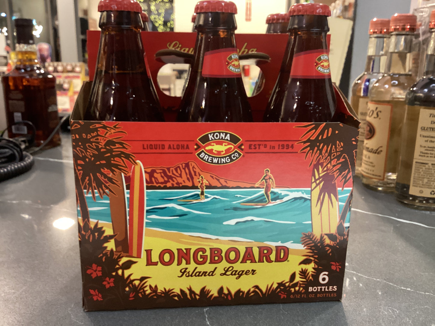 Kona Longboard Island Lager Beer 6pk bottles