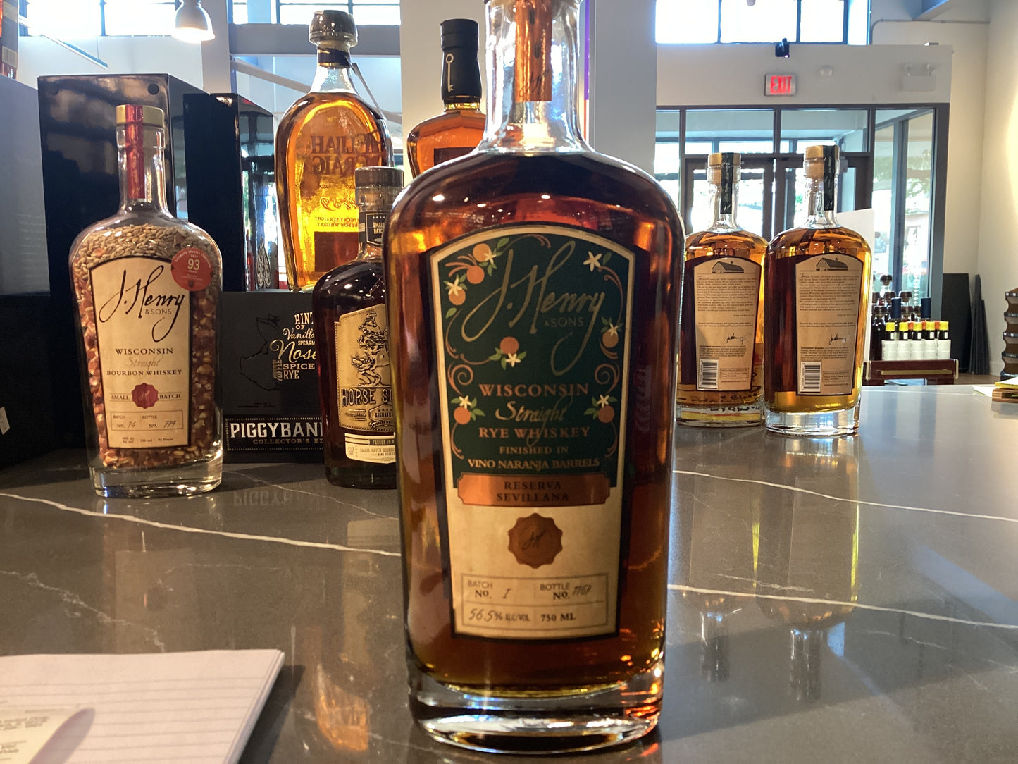 J Henry and Sons Rye/Vino Naranja Barrels Reserva Sevillana 750mL