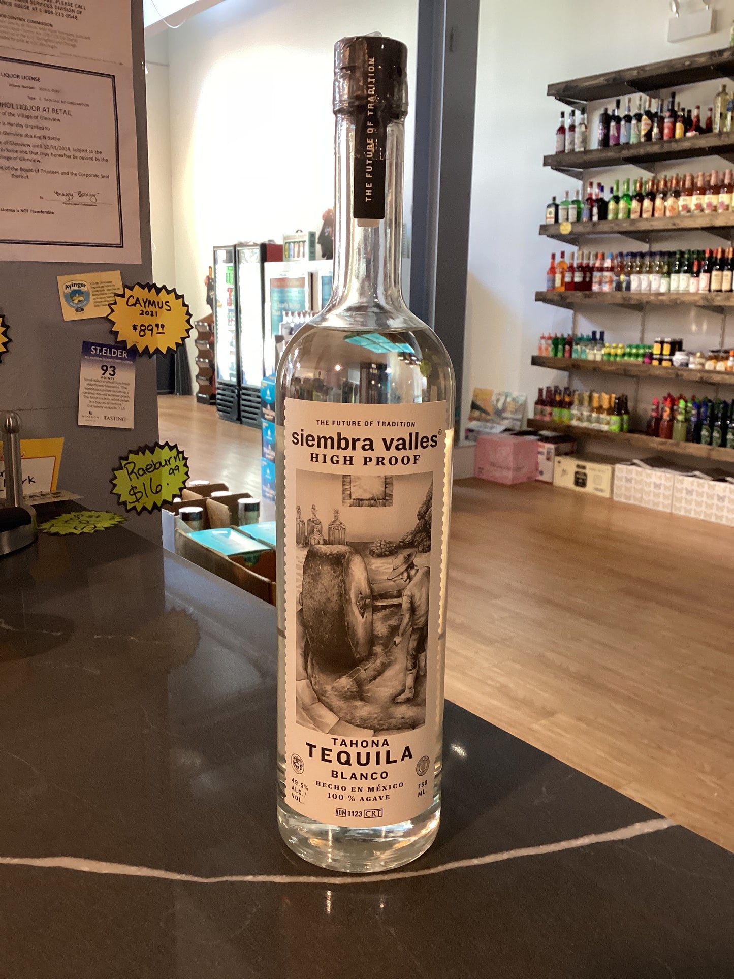 Siembra Valles High Proof Tequila Blanco (750ml)
