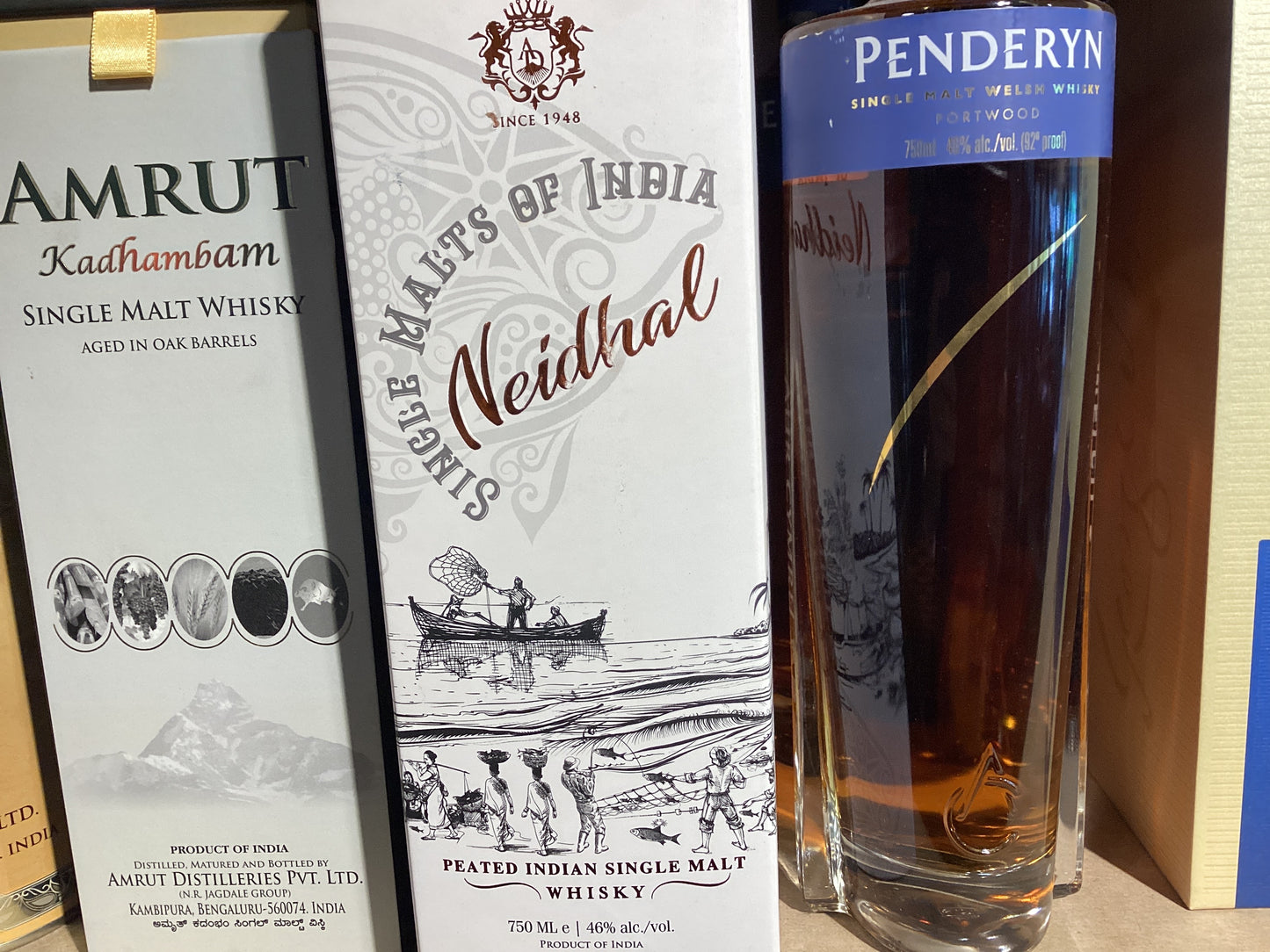 Neidhal Peated Indian Single Malt Whiskey 750mL