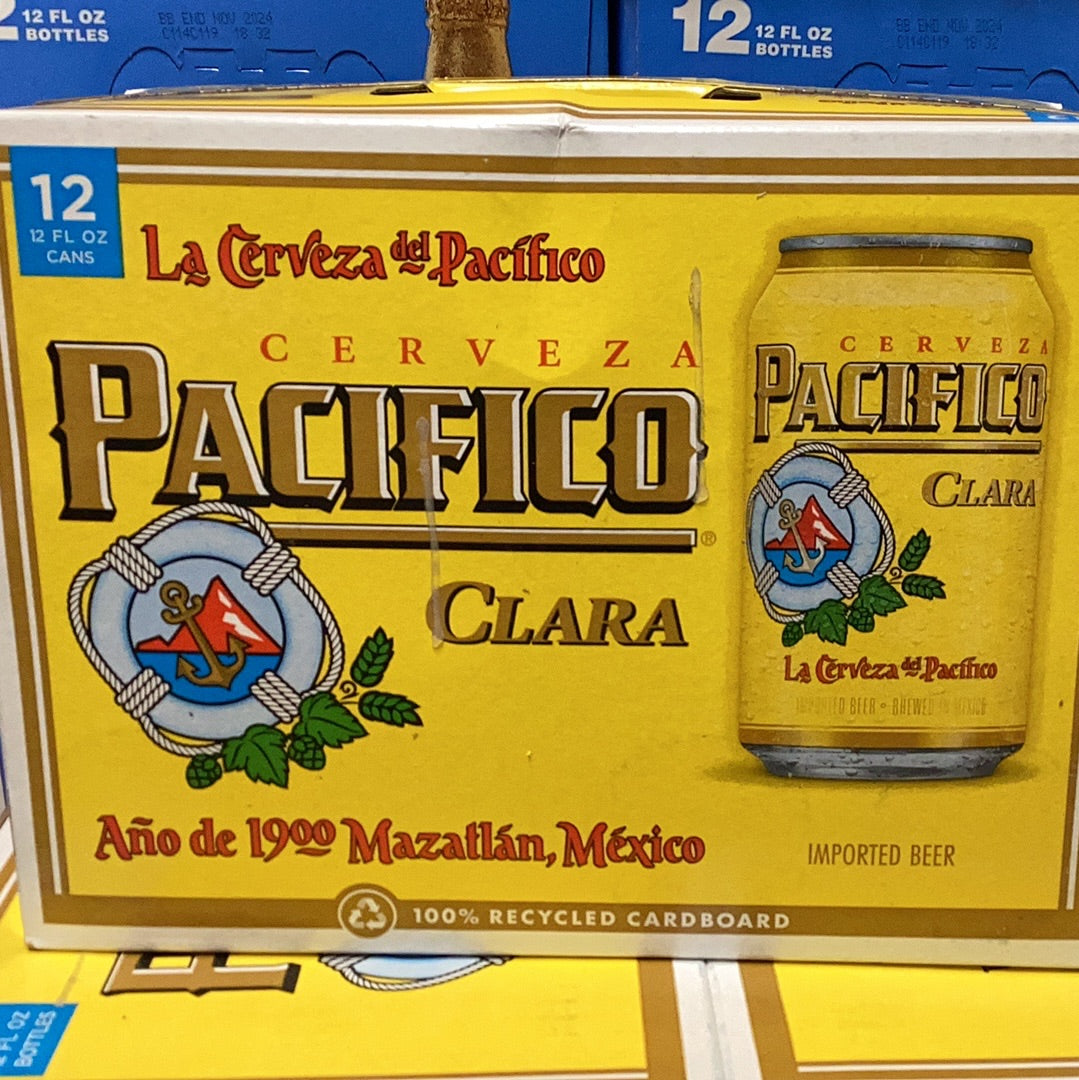 Pacifico Mexican Lager (12pk cans)