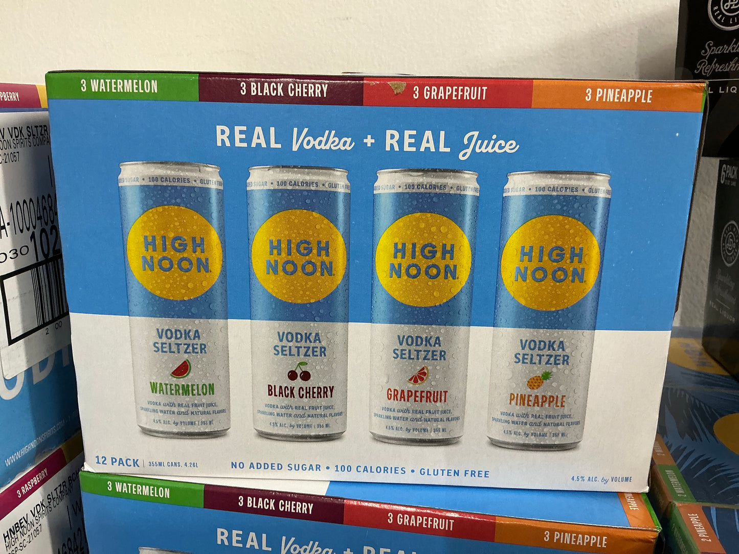 High Noon Hard Seltzer Variety (12 Pack)