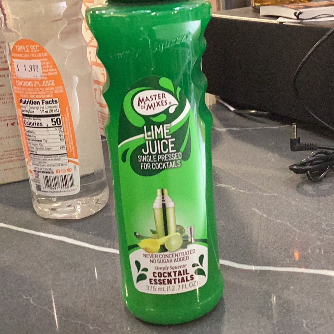 Master of Mixes Essentials Pressed Lime (375mL)