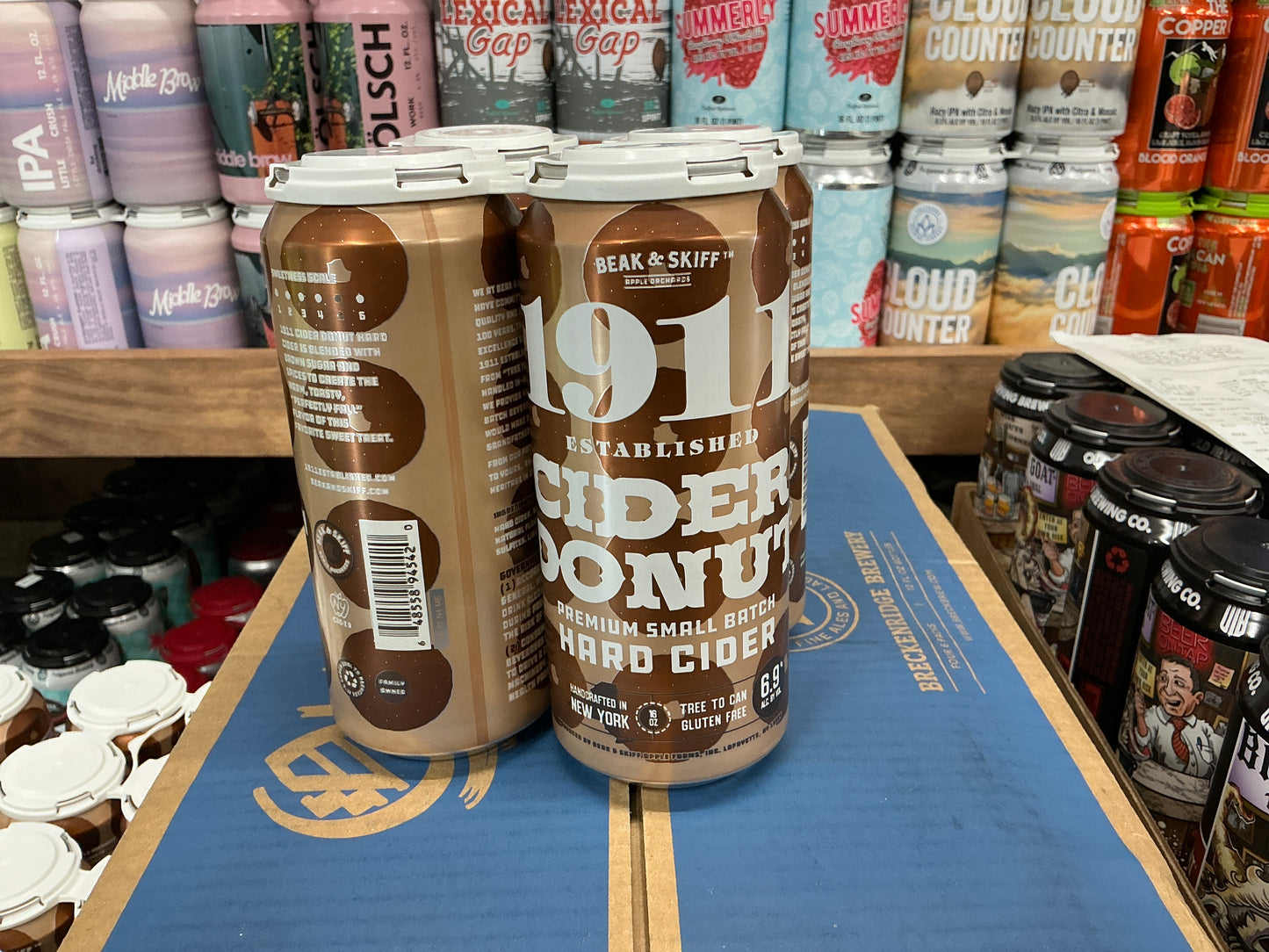 1911 cider donut hard cider 4 pack