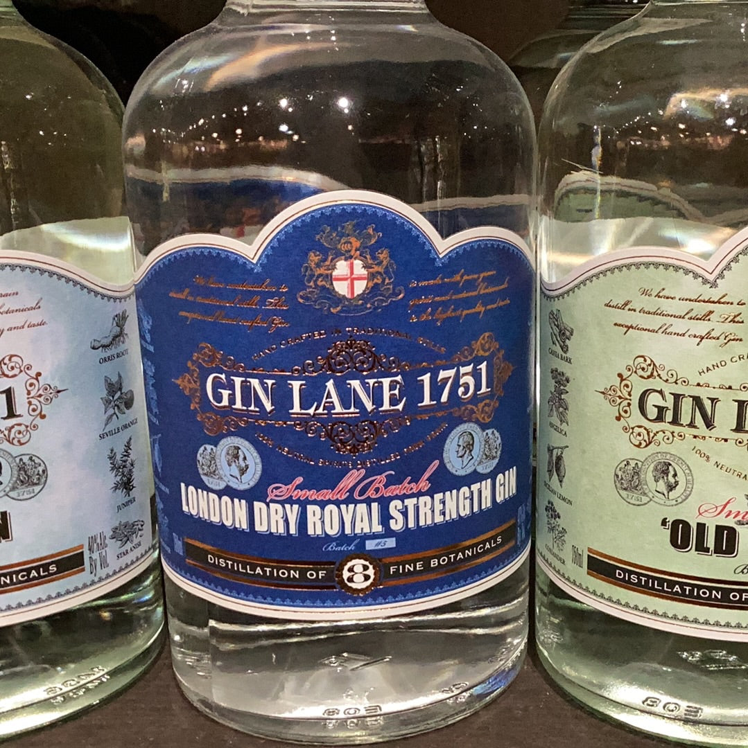 Gin Lane 1751 London Dry Royal Strength 750ml