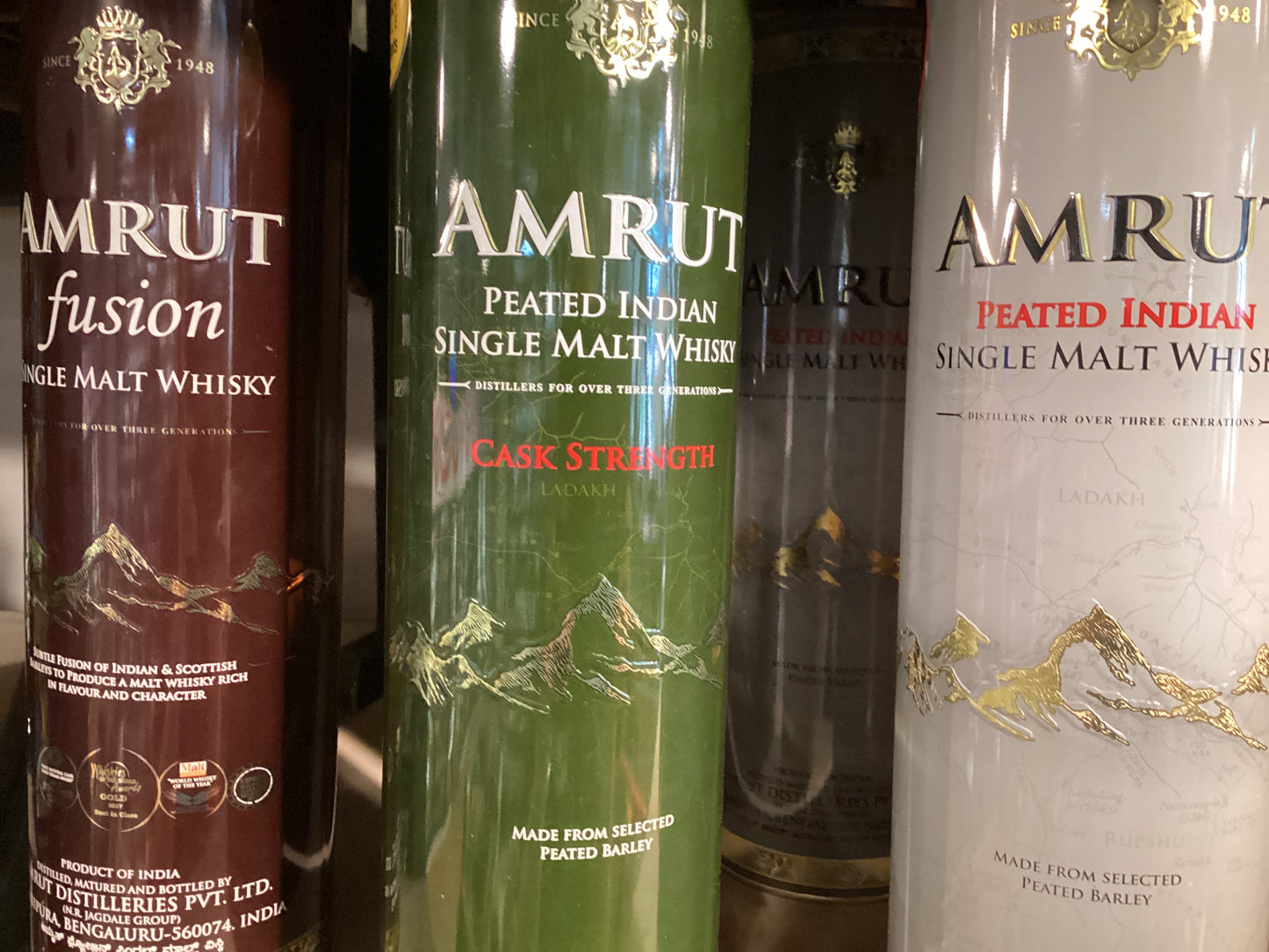Amrut Peated Indian Single Malt Whiskey Cask Strength