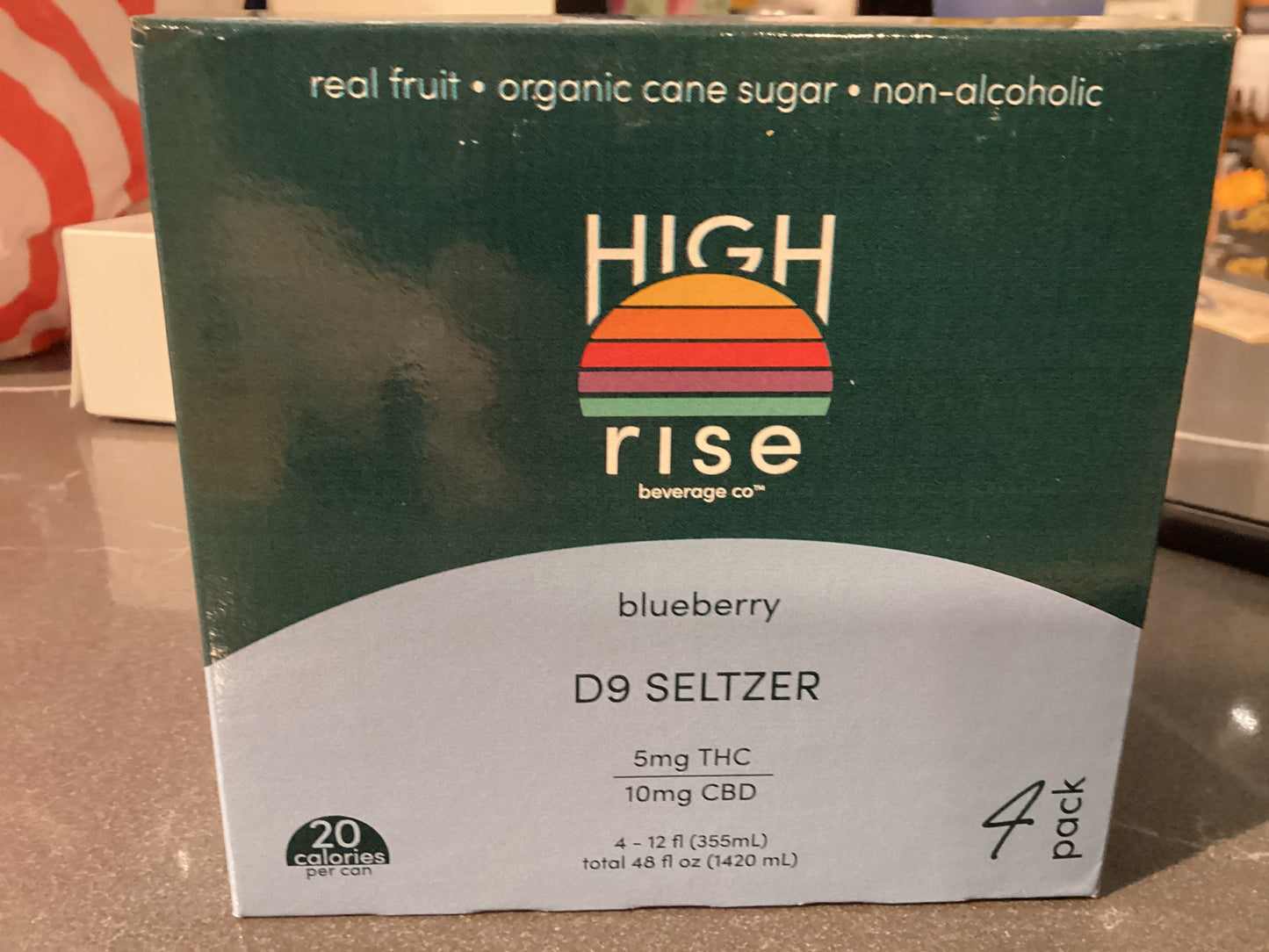 High Rise Blueberry 5mg THC 4pk
