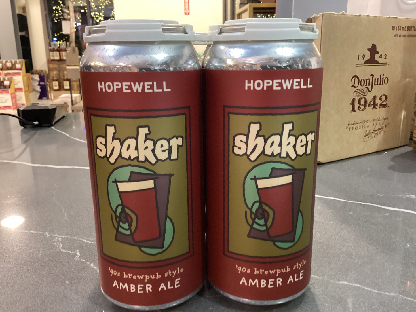 Hopewell Shaker Amber Ale 4pk