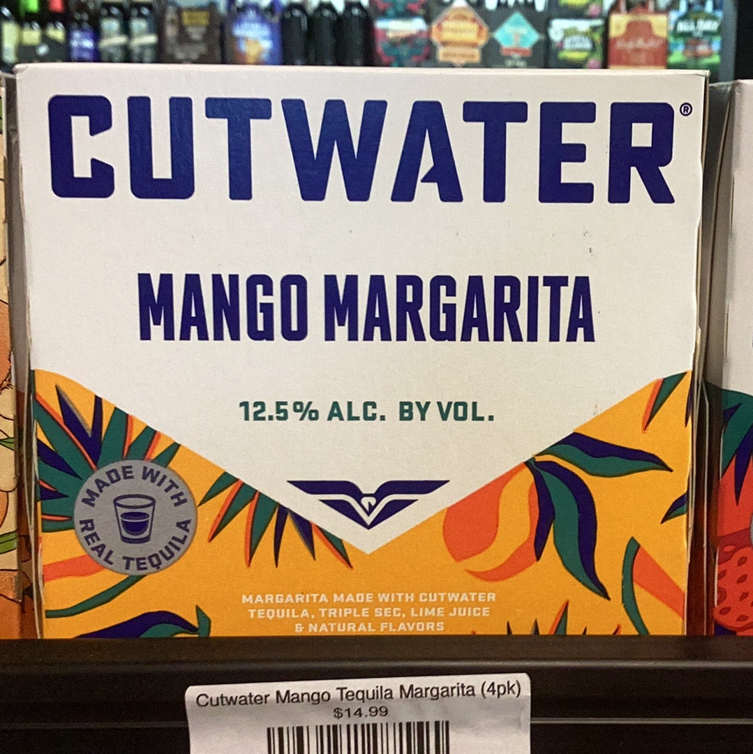 Cutwater Mango Tequila Margarita (4pk)