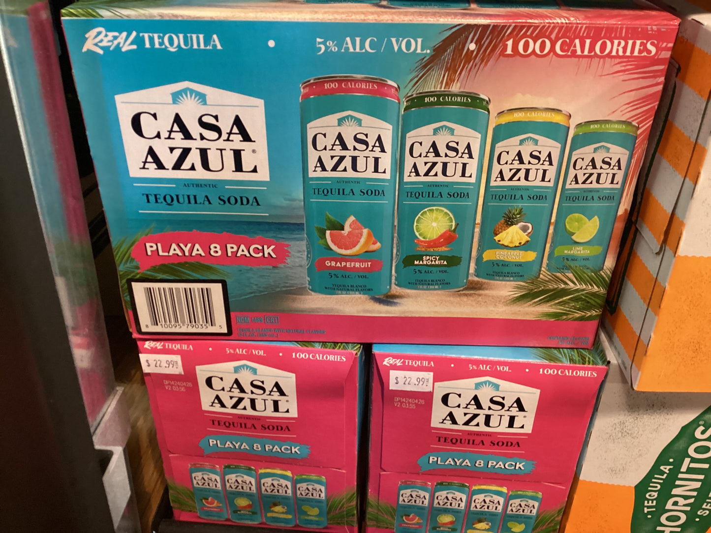 Casa Azul Tequila Soda Variety Playa 8pk