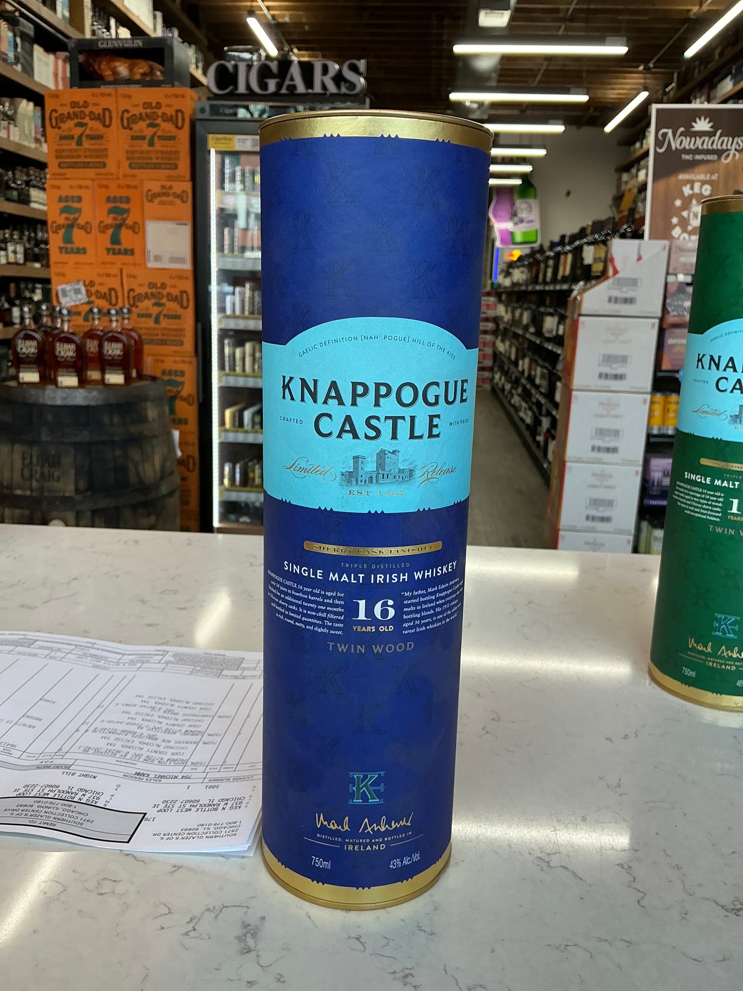 KNAPPOGUE Castle 16yr Single Malt Irish Whiskey 750mL