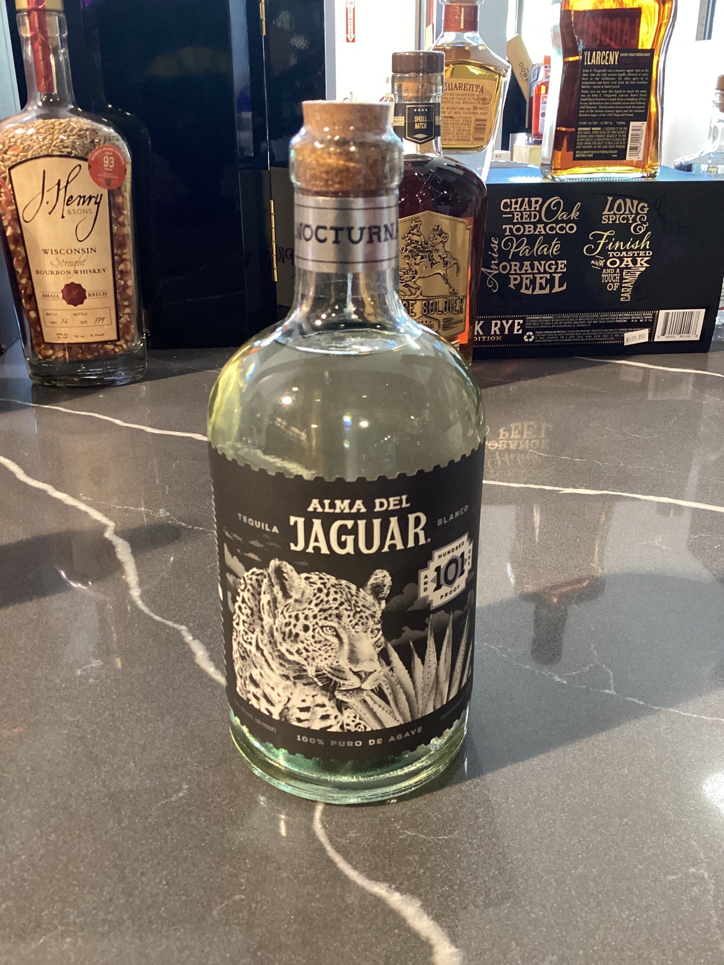 Alma del Jaguar Nocturna Blanco 101 Proof Tequila (750ml)