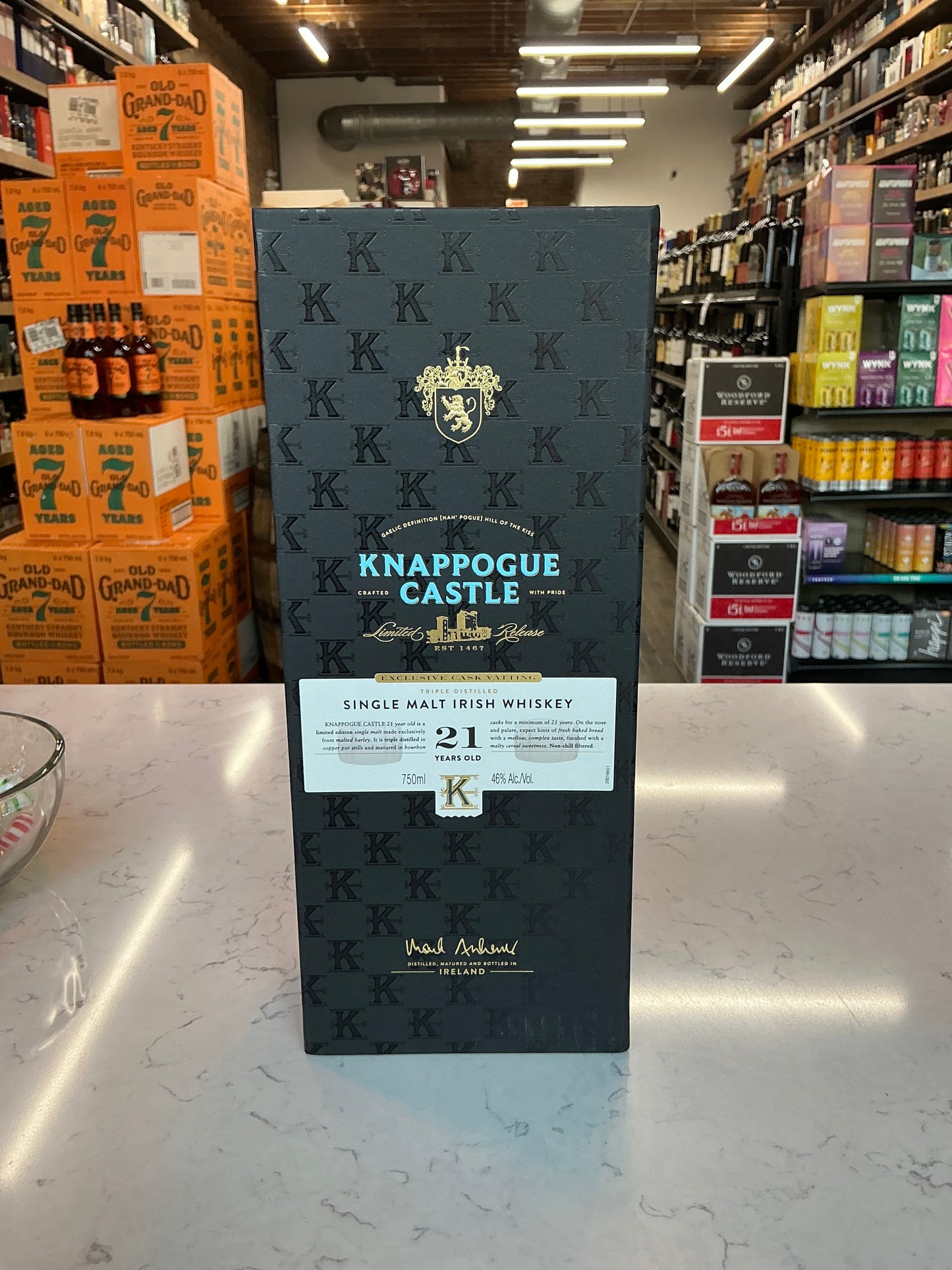 KNAPPOGUE CASTLE 21 yr old Single Malt Irish Whiskey