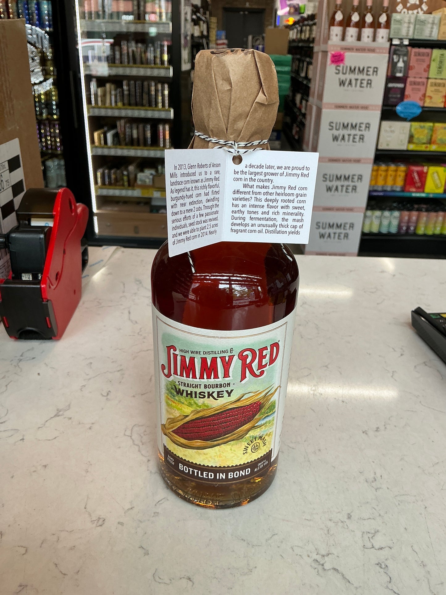 Jimmy Red Bottled in Bond Straight Bourbon Whiskey 750mL