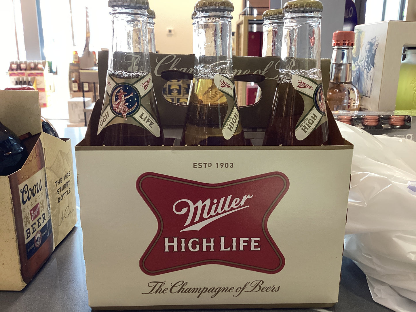 Miller High Life 6pk bottles