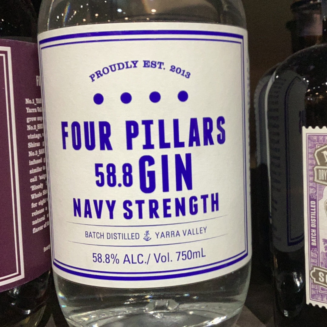 Four Pillars 58.8 Gin Navy Strength 750ml