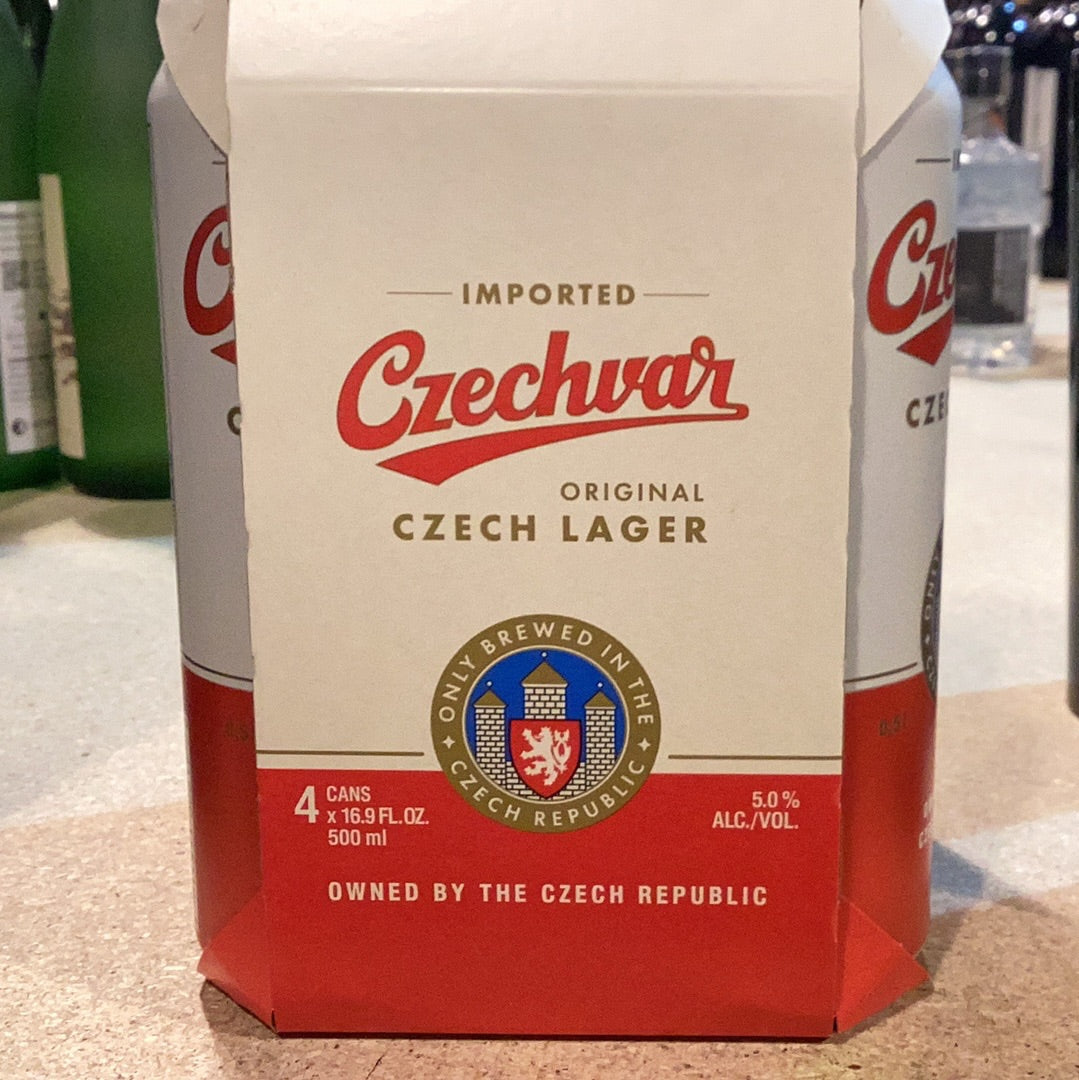 Czechvar Lager 4pk cans