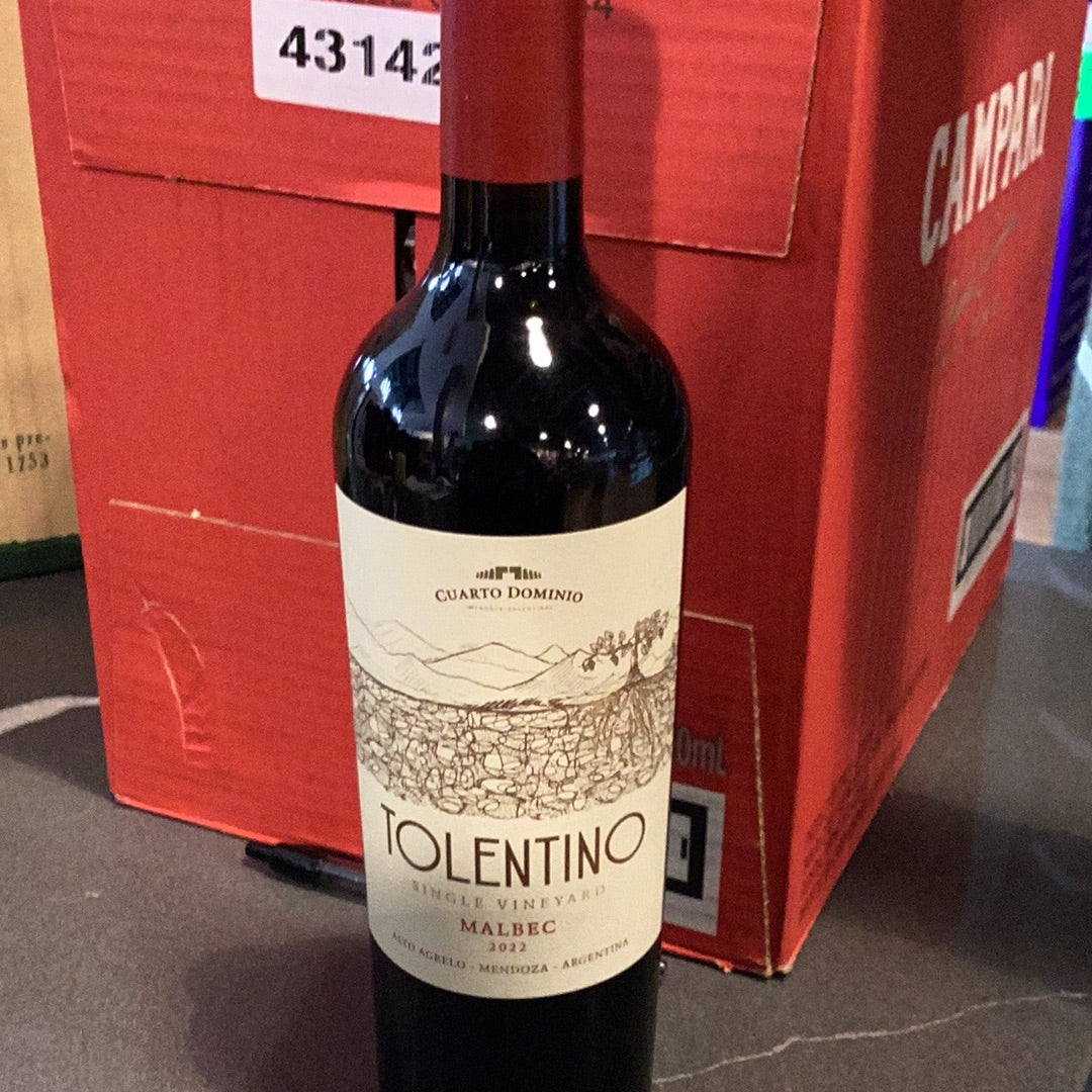 Cuarto Domino Tolentino Malbec (750mL)