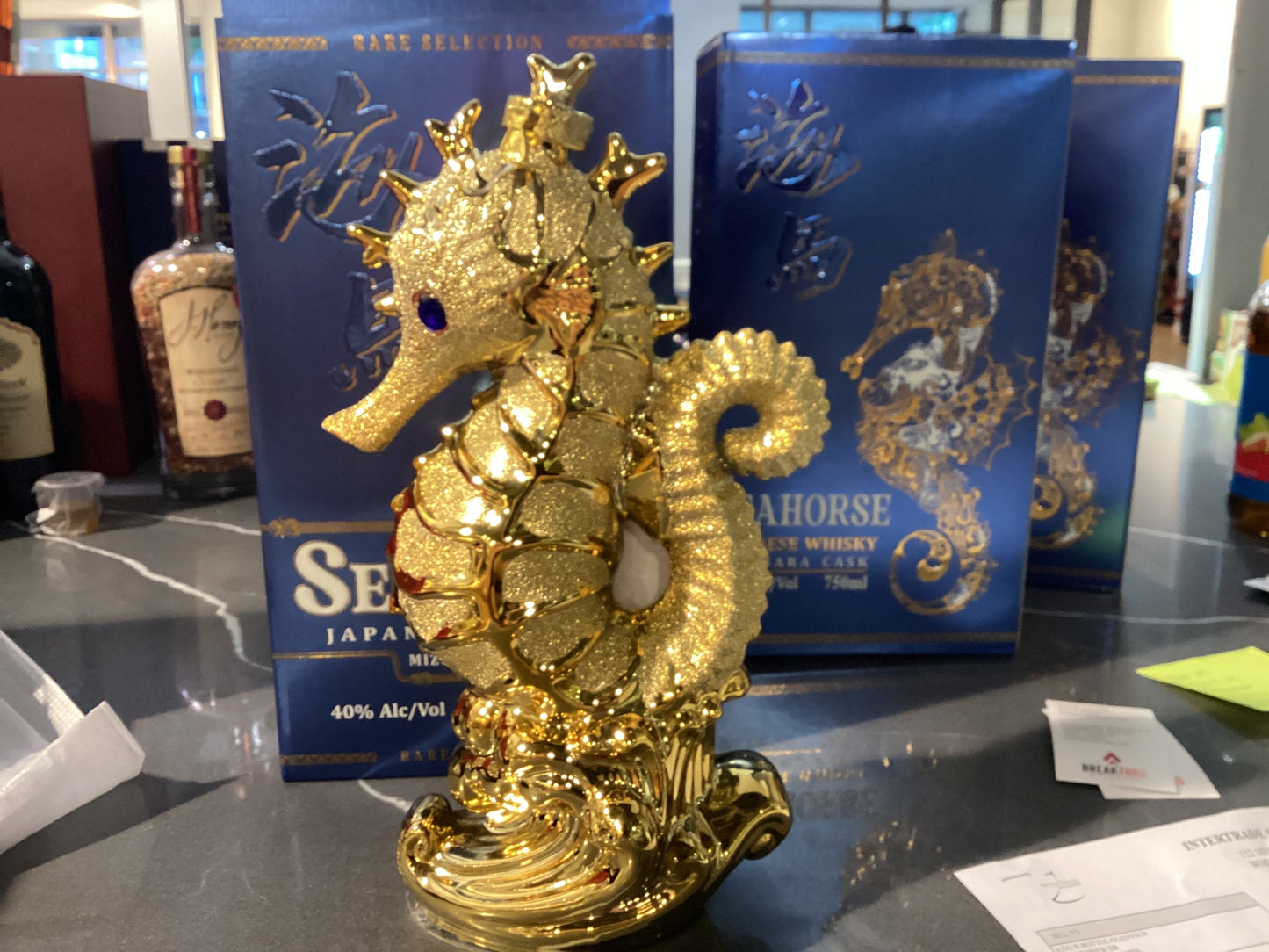 Seahorse Japanese Whiskey Mizunara Cask 750mL