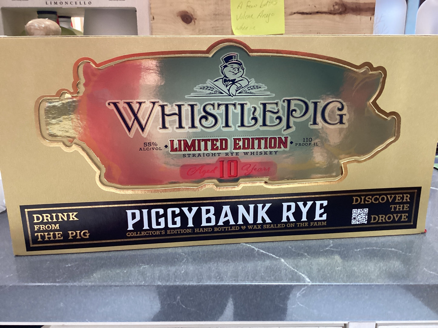 Whistle Pig Limited Edition Piggybank Rye