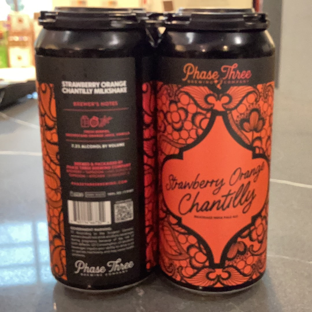 Phase Three Strawberry Orange Chantilly 4pk