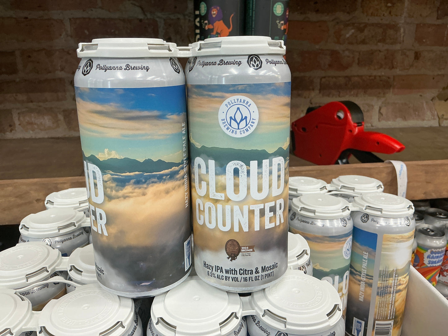 Pollyanna Cloud Counter 16oz - 4PackCans