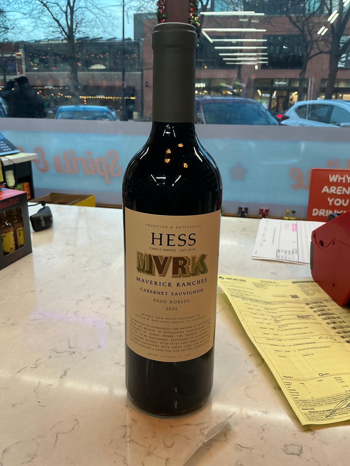 Hess Cabernet Sauvignon Maverick Ranches 750mL