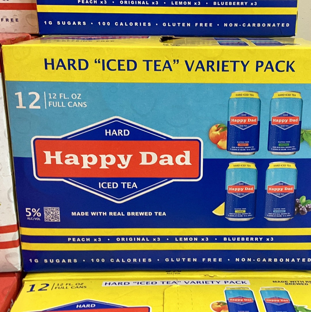Happy Dad Hard Tea Variety Pack (12pk)