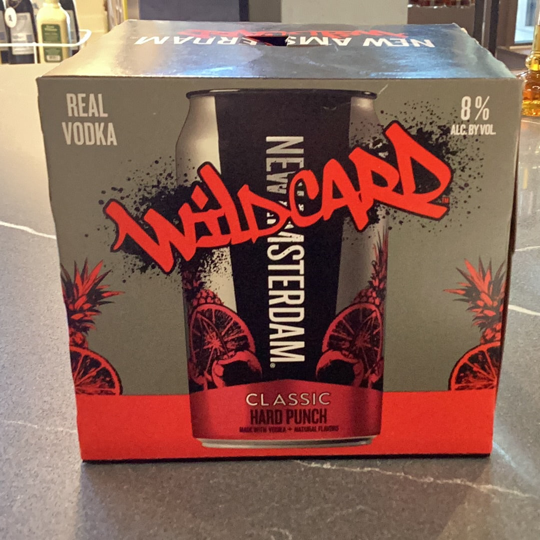 New Amsterdam Wild Card Classic Punch Vodka (4pk)