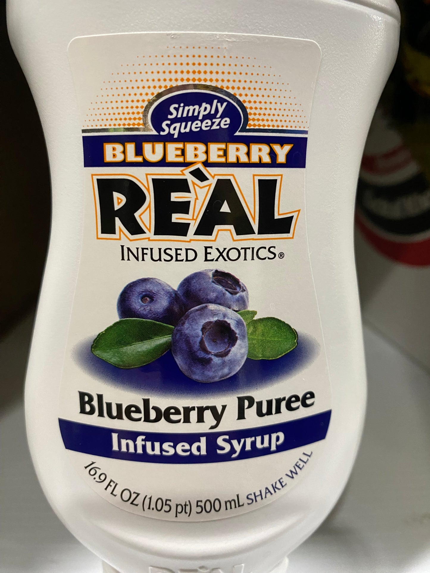 Real Blueberry Purée Syrup 16.9oz