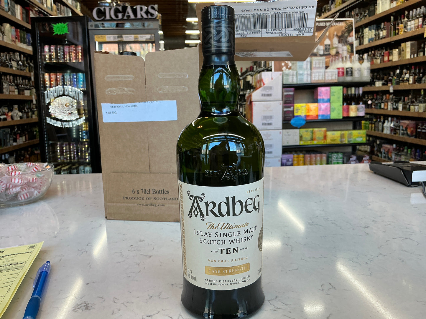 Ardbeg 10yr Cask Strength Scotch 700mL