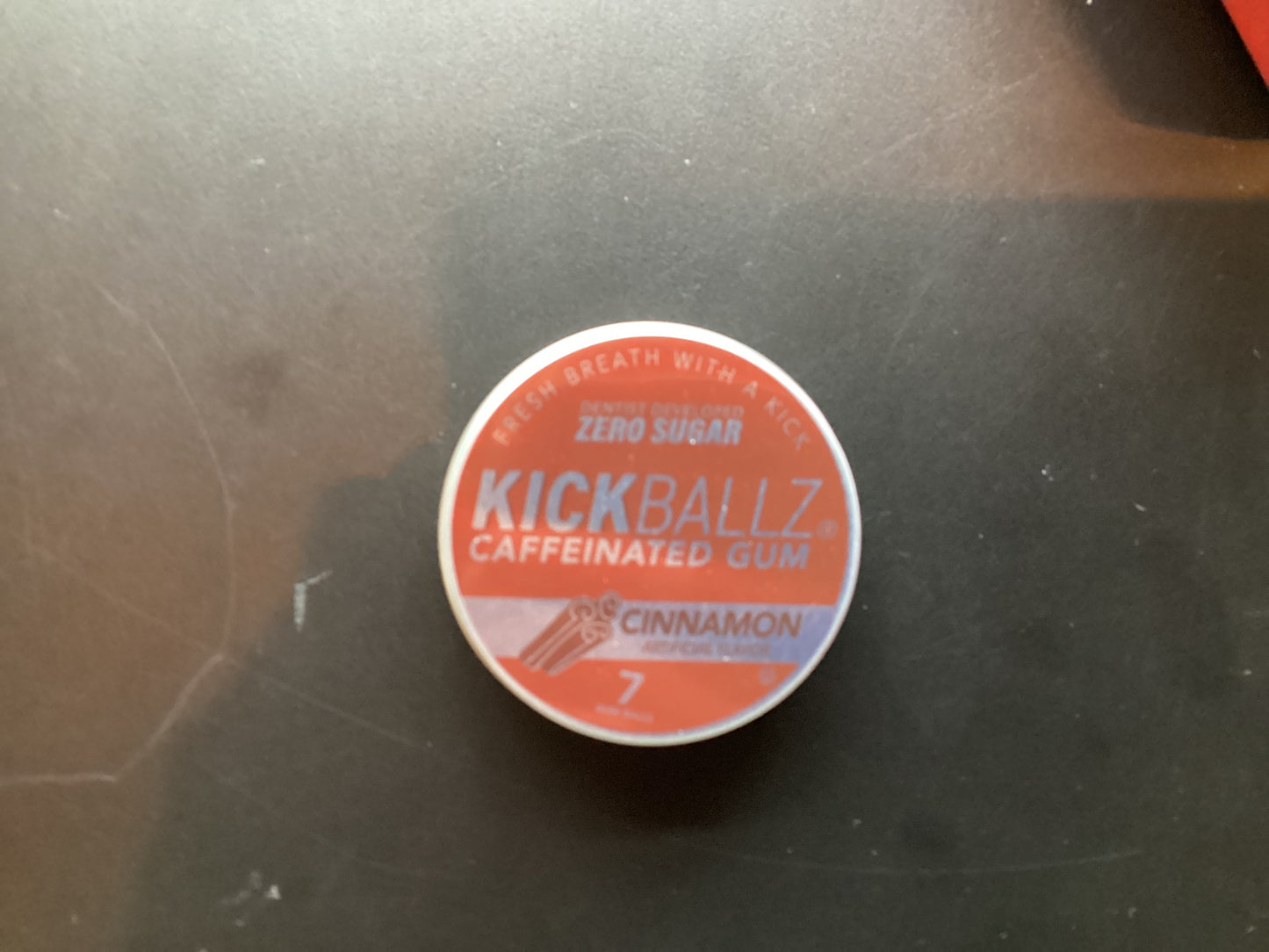 KickBallz Caffeinated Gum Cinnamon