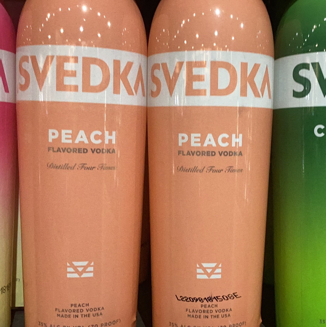 Svedka Peach Vodka (750mL)