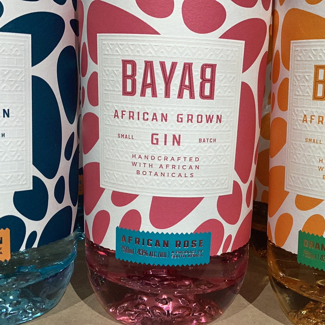 Bayab African Rose Gin 750ml